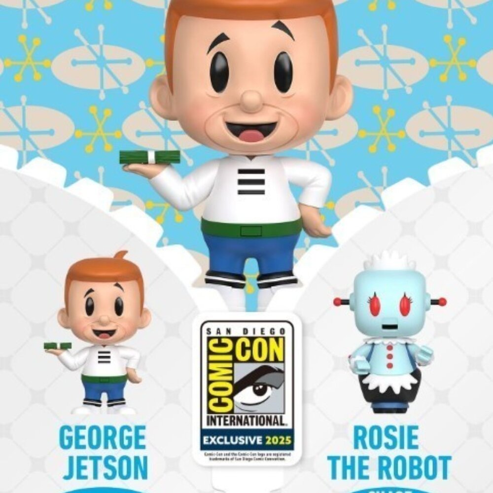 NEW 2025 SDCC Jetsons George Jetson Thrilljoy Pix Figure Limited 5000 - Chance f
